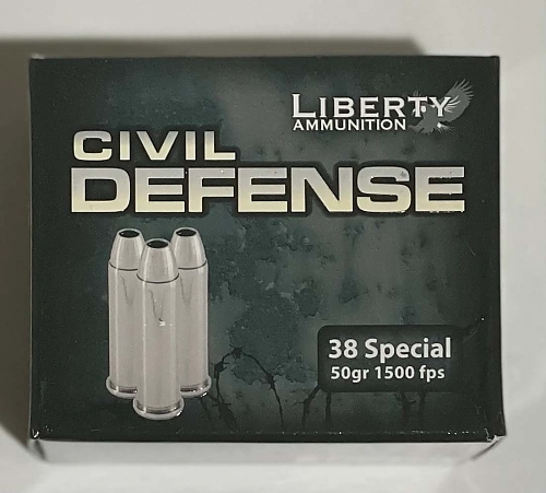 .38 Special Liberty Ammunition Civil Defense