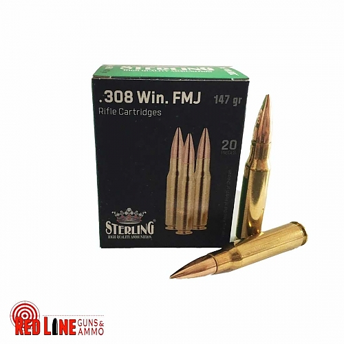 STERLING .308 WIN. 147GR FMJ