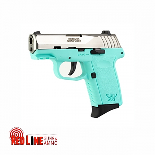 SCCY CPX-2 G3 9MM 3.1" 10RD SLV/BLU