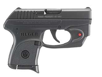Ruger LCP 380 ACP 2.75" 6+1 Black Frame Vridian Red Laser