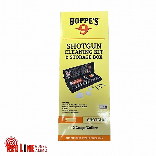 Shotgun Cleaning Kit With Storage Box, 12 Gauge, Aluminum Rod