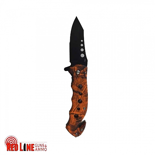 4" Camo Orange Knife